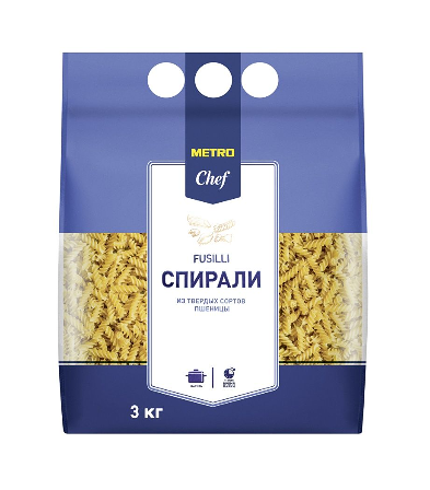 Макаронные изделия Metro Chef Fusilli Спирали