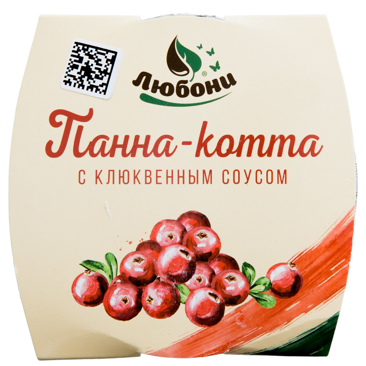 

Десерт сливочный Любони Панна-Котта с клюквенным соусом 120 г