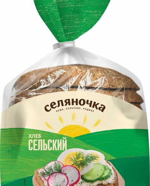 Хлеб Селяночка Сельский формовой нарезанный 300г