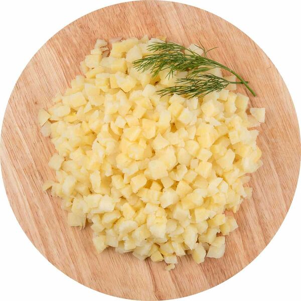 Картофель отварной кубик Глобус упаковка ~500-600 г