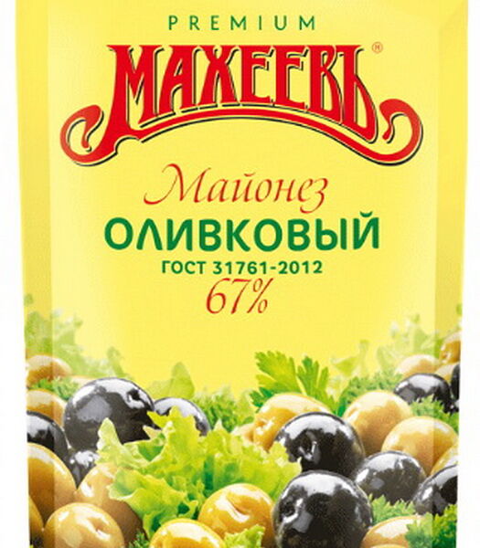 Майонез оливковый жир. 67% дой-пак 190г/200мл Махеевъ
