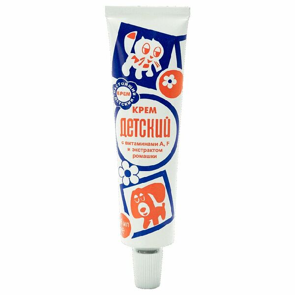 Крем Ромашка с витамин. А и F детский