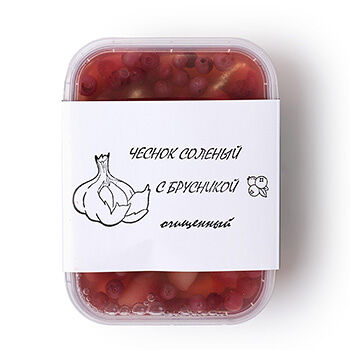 Чеснок соленый с брусникой очищенный Craftingfoods