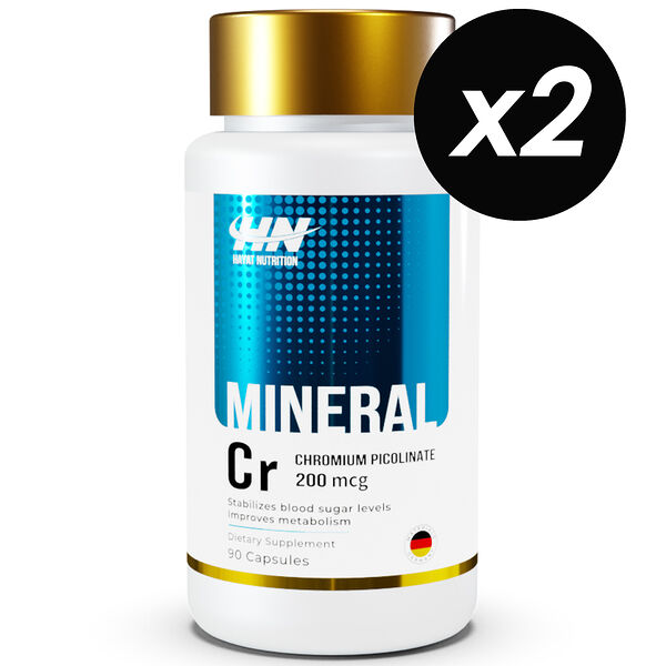 Hayat Nutrition Chromium Picolinate 200 mcg - 180 капсул (2 шт по 90 капсул)
