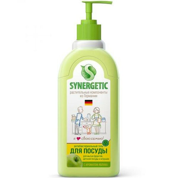 Cредство для мытья посуды SYNERGETIC яблоко