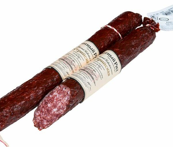 Колбаса сыровяленая Австрийская Микоян Охотный ряд