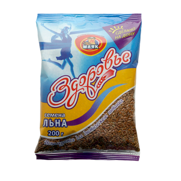 Семена льна масличного Здоровье 200г Маяк