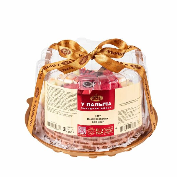 Торт Сладкий зоопарк Мартышка, Пятачок, Тигр, Мишка ТМ У Палыча 