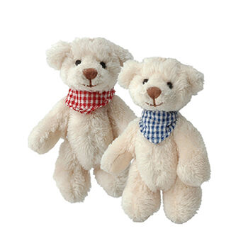 Игрушка-брелок Bukowski Медвежонок Benedict с шейным платочком 10см 1шт., в ассортименте