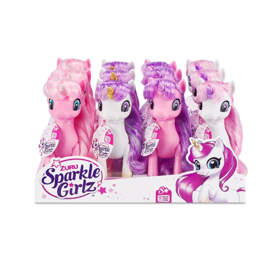 

Фигурка единорога Sparkle Girlz средняя в ассортименте 1 шт