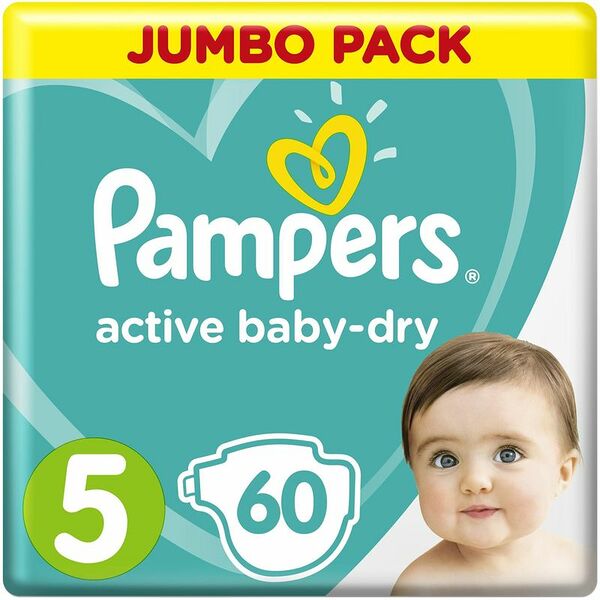 Подгузники Pampers Active Baby dry №5 11-16 кг