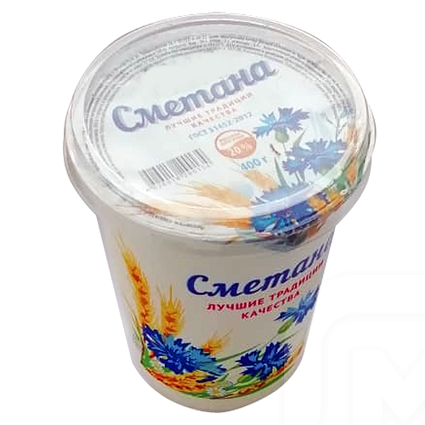 Сметана Лучшие традиции 20% 400г