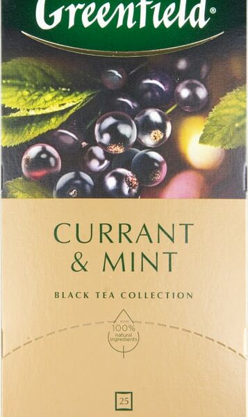 Чай черный Greenfield Currant&Mint 25*1.8г