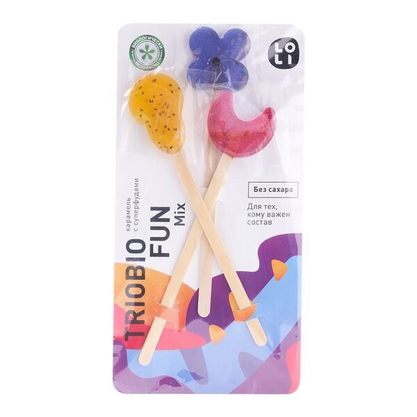 Карамель Lo-li без сахара Fun и Joy 28г, Россия