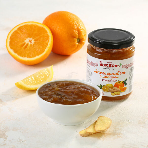 Конфитюр апельсиновый с имбирем МясновЪ Буфет