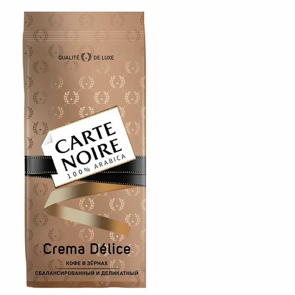 Кофе Carte Noire Crema Delice жареный в зёрнах, 230г