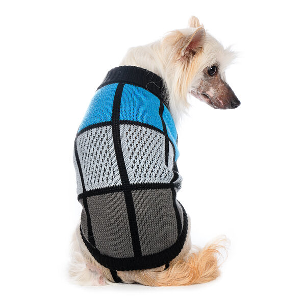Свитер для собак 35см L голубой (унисекс)