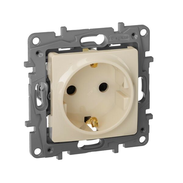 Розетка одинарная ETIKA