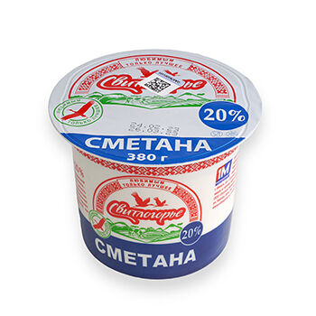 Сметана Свитлогорье 20%