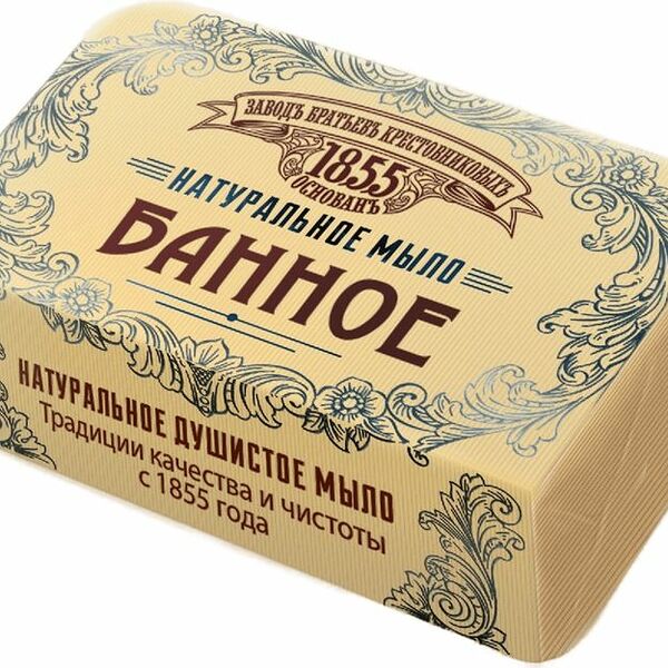 Мыло Завод Братьев Крестовниковых Банное натуральное душистое 135г