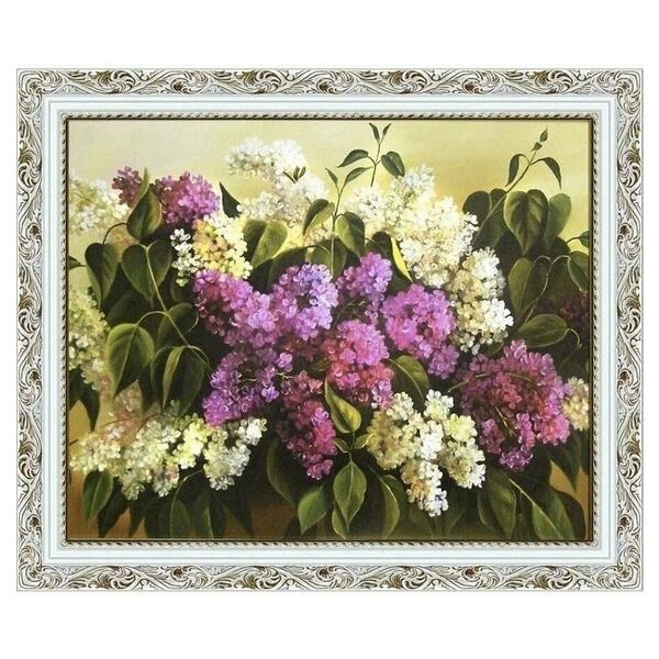 Картина в раме DEKART Сирень, 40х50см