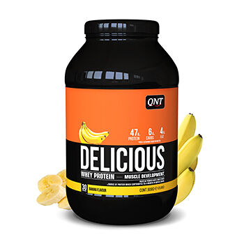QNT Delicious Whey Protein 908 г банан