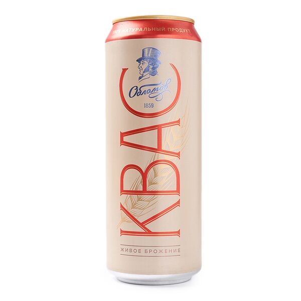 Квас Обломов фильтрованный пастеризованный 0.45 л