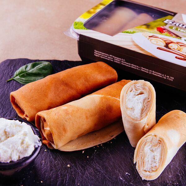 Блинчики с творогом