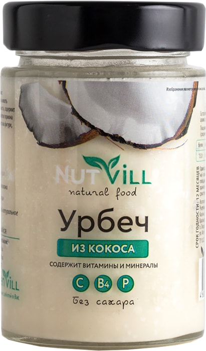 

Урбеч Nutvill Кокос 180 г