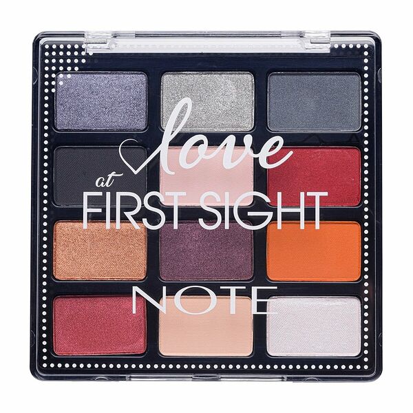 NOTE Тени для век из палитры 12 цветов Love At First Sight, 15,6 г, 203