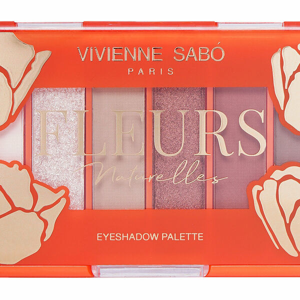 Палетка теней для век Vivienne Sabo Eyeshadow Palette Palette d'ombres a paupieres Fleurs naturelles, 5 г, тон 02
