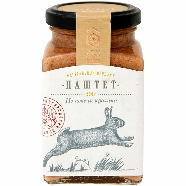 Паштет из печени кролика Медовый дом