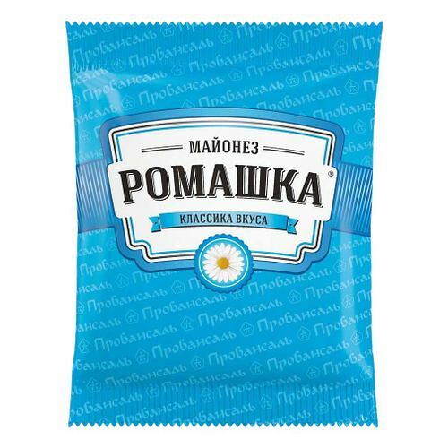 Майонез Ромашка Классика Вкуса провансаль 52%, флоу-пак, 220 г