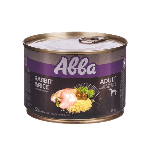 Premium консервы для собак всех пород, с кроликом и рисом