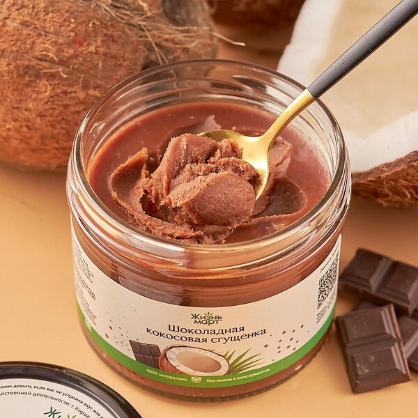 Шоколадная кокосовая сгущенка