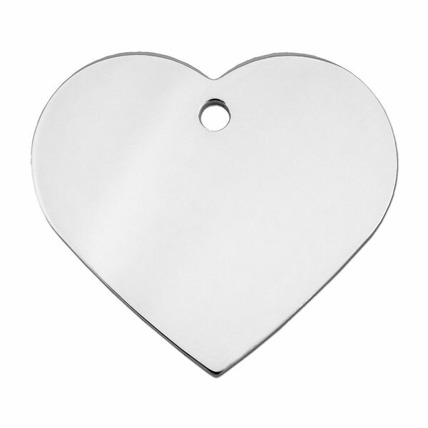 Сердце малое серебряное Жетон