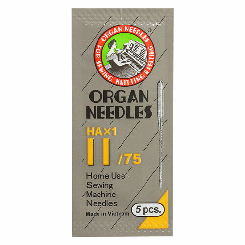 Иглы Орган для быт/шв.маш.универсальные 5/75 (мягк.уп.)