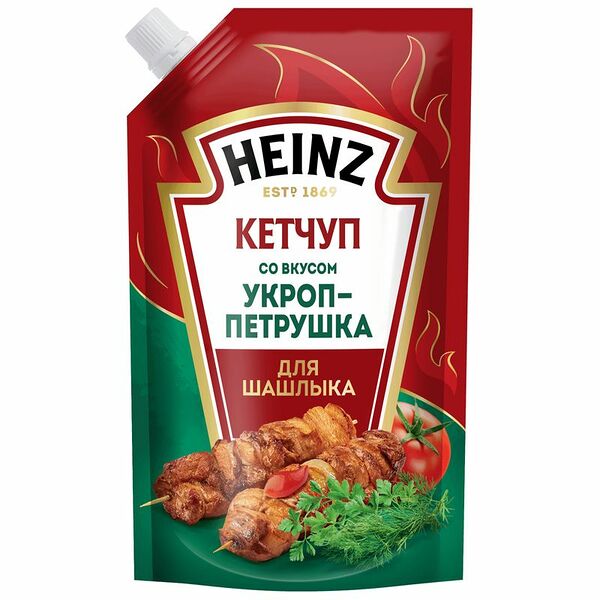 Кетчуп Heinz со вкусом укроп-петрушка для шашлыка 1 категории, 320г