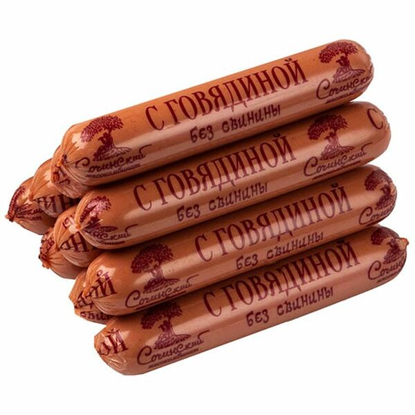 Сосиски варёные Сочинский Мясокомбинат классические 525 г