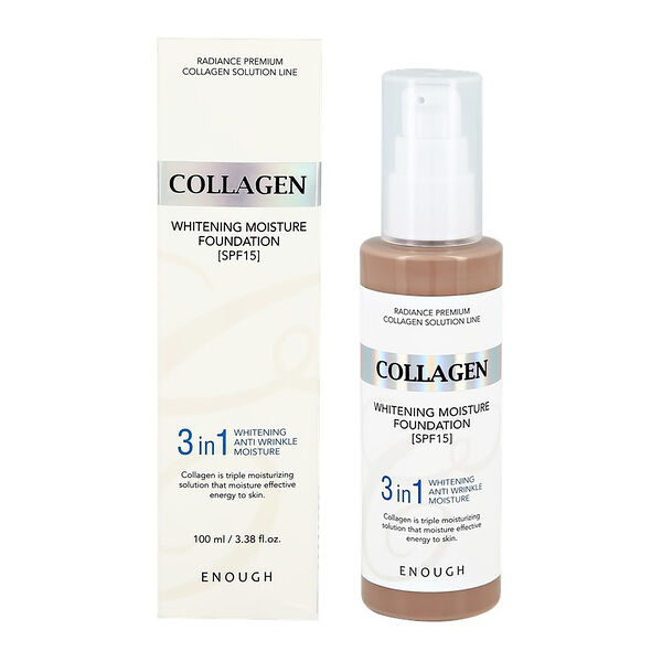 Основа тональная для лица Enough Collagen 3IN1 тон 23, 100 мл