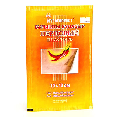 Перцовый пластырь 10 см*18 см (без перфорации)