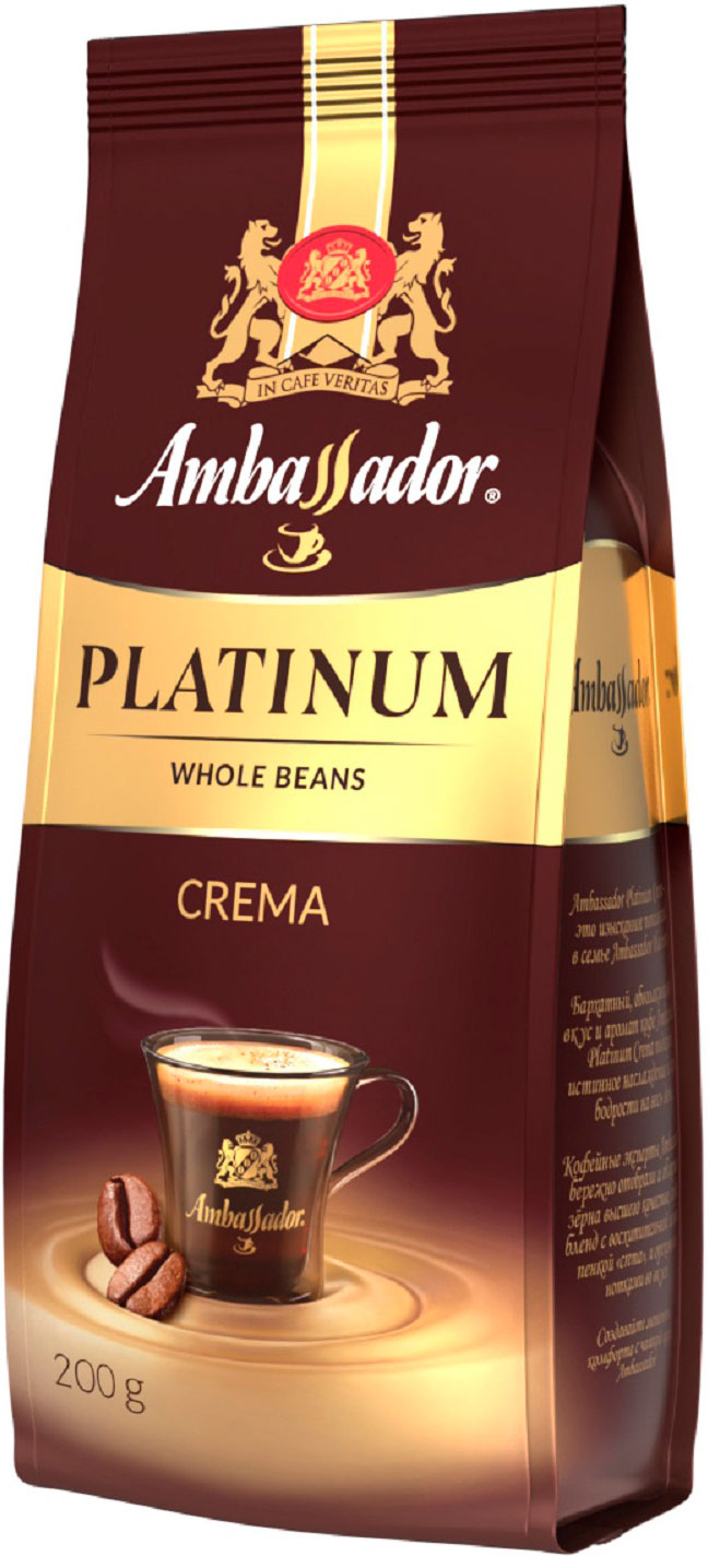 

Кофе в зёрнах Ambassador Platinum Crema