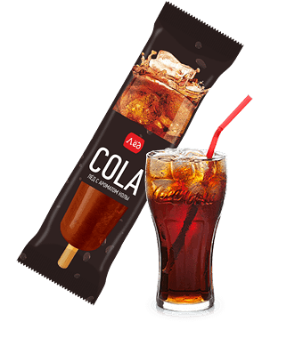 Лед фруктовый Полярис со вкусом колы, 60 г