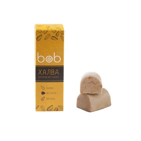 Батончик BOB Халва с семенами подсолнечника (без сахара)