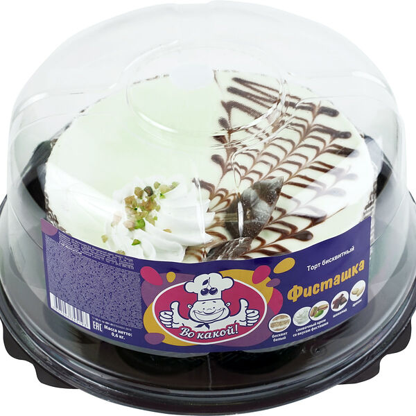 Торт Во какой! Фисташка 600 г