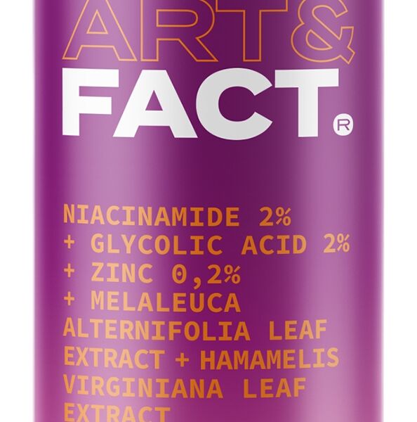 ART&FACT. Тоник для лица для глубокого очищения пор с ниацинамидом, 150 мл