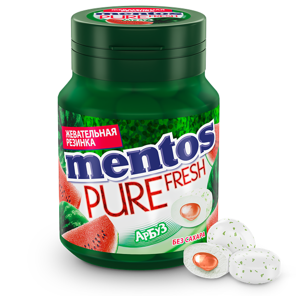 Жевательная резинка Ментос со вкусом арбуза 54г