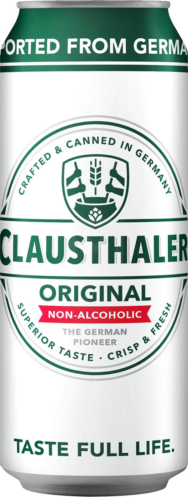 

Пиво Clausthaler светлое фильтрованное пастеризованное безалкогольное 0.5%