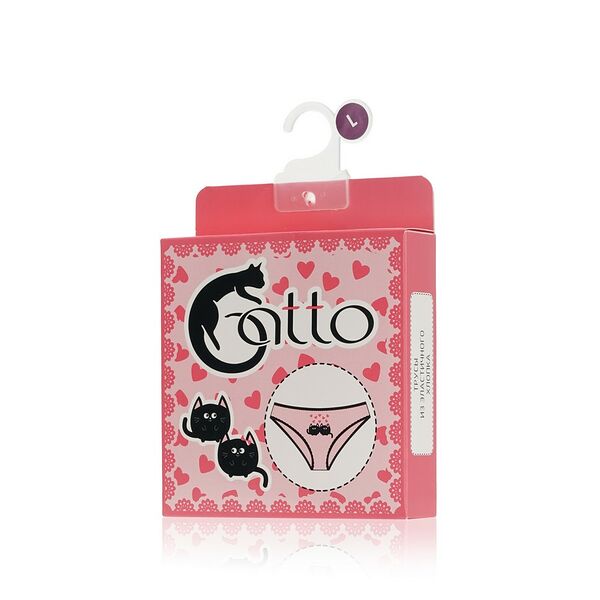 Женские трусы-слипы Atto Gatto розовые, L