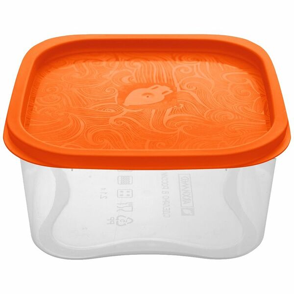 Контейнер АРХИМЕД Фокус, квадратный, 2.1 л в ассортименте